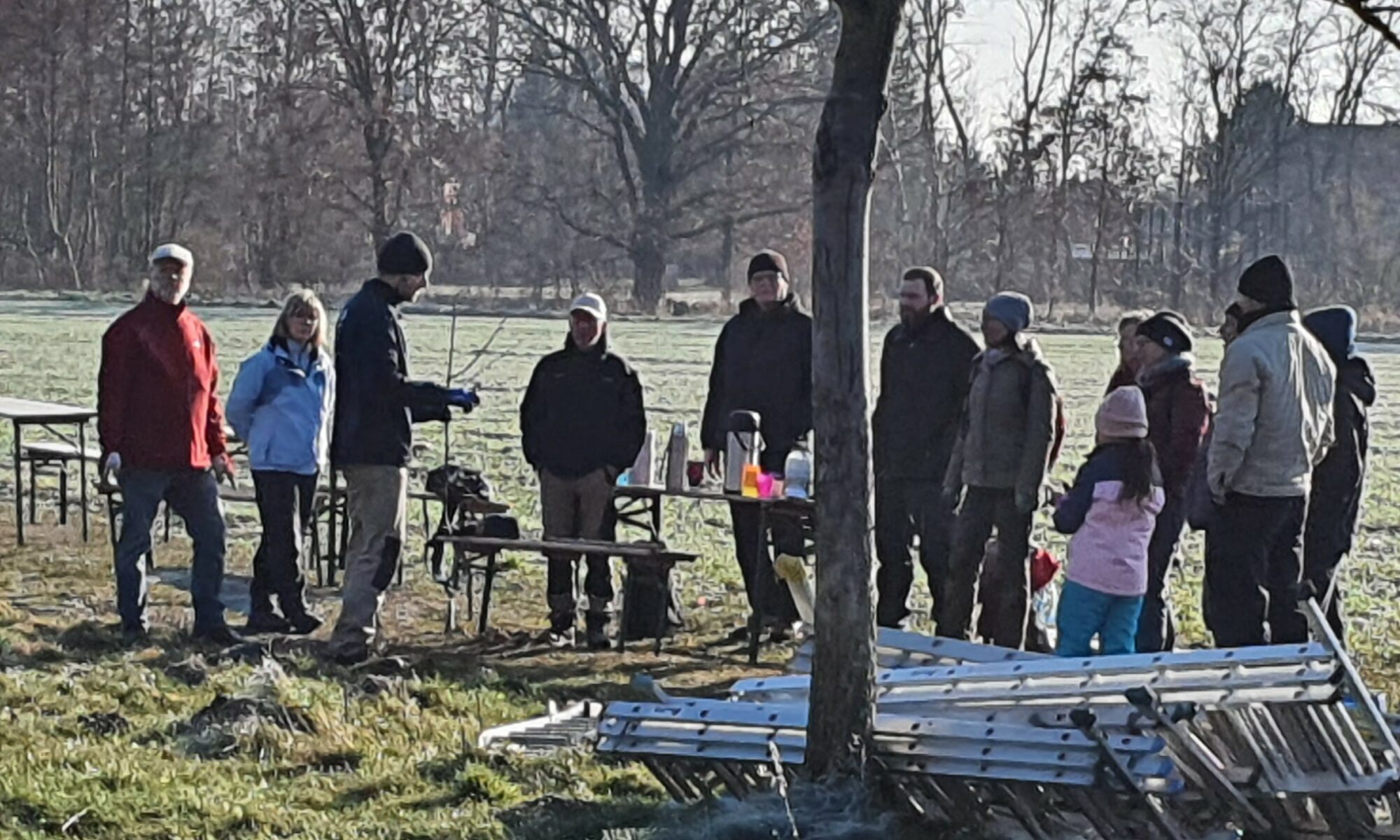 Arbeitseinsatz auf der Streuobstwiese 2022